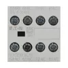 Eaton DILA-XHI13 pagalbinis kontaktų blokas, 4 polių, 1NO+3NC, varžtiniai gnybtai, priekinis montavimas, skirta DILM7-DILM38 kontaktoriams, juodas/baltas 276425