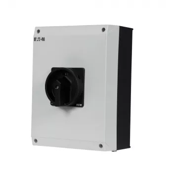 Eaton P3-100/I5/SVB-SW/HI11 3 polių pagrindinis jungiklis 100 A, paviršinio montavimo, IP65, raudona/geltona rotacinė rankena, užrakinamas, 1NO+1NC 207375