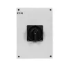 Eaton P3-100/I5/SVB-SW/HI11 3 polių pagrindinis jungiklis 100 A, paviršinio montavimo, IP65, raudona/geltona rotacinė rankena, užrakinamas, 1NO+1NC 207375