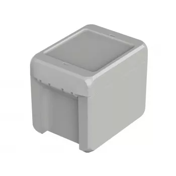 BOPLA Bocube sieninis korpusas, polikarbonatas, šviesiai pilkos spalvos RAL 7035, 80 x 113 x 90 mm 96012135
