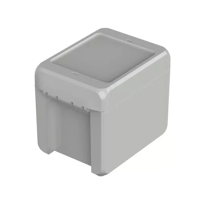BOPLA Bocube sieninis korpusas, polikarbonatas, šviesiai pilkos spalvos RAL 7035, 80 x 113 x 90 mm 96012135