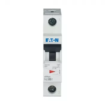 Eaton FAZ-B6/1 modulinis automatinis jungiklis (MCB) B tipo, 1 polių, 6 A, 10 kA 278529