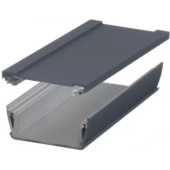 Bopla ASPH 830-100 universalus korpusas iš lieto aliuminio 100 x 74 x 32,8 mm, grafito pilkos spalvos (RAL 7024), IP66, 94212100.MT1