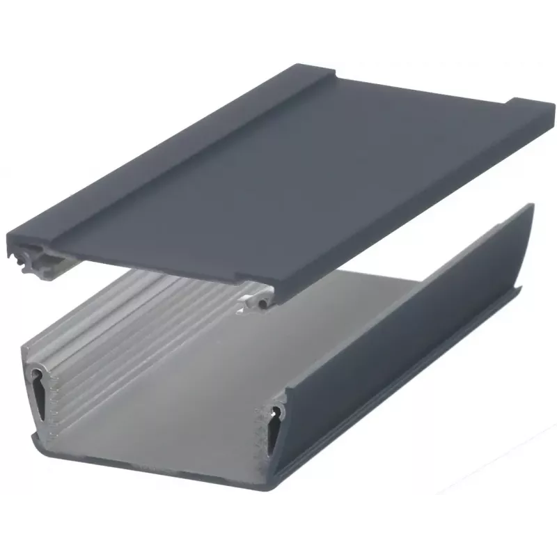 Bopla ASPH 830-100 universalus korpusas iš lieto aliuminio 100 x 74 x 32,8 mm, grafito pilkos spalvos (RAL 7024), IP66, 94212100.MT1