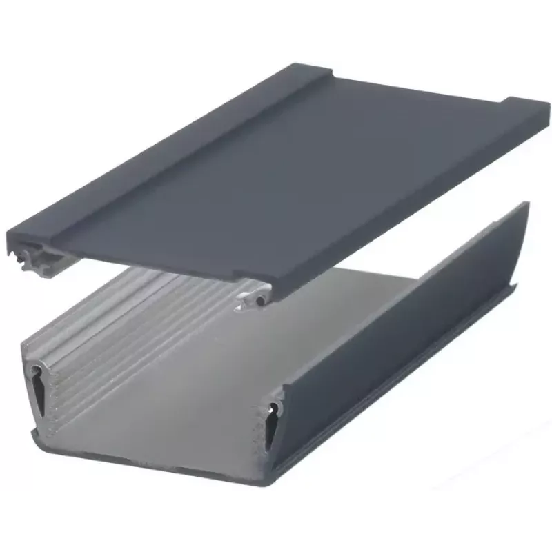 Bopla ASPH 830-100 universalus korpusas iš lieto aliuminio 100 x 74 x 32,8 mm, grafito pilkos spalvos (RAL 7024), IP66, 94212100.MT1