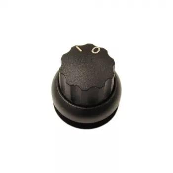 Eaton M22 216856 selektoriaus jungiklio pavara, 2 padėčių, fiksuota, sukimosi rankenėlė, juoda, 22,5 mm