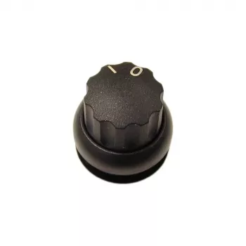 Eaton M22 216856 selektoriaus jungiklio pavara, 2 padėčių, fiksuota, sukimosi rankenėlė, juoda, 22,5 mm