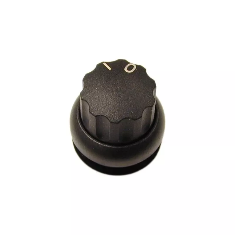 Eaton M22 216856 selektoriaus jungiklio pavara, 2 padėčių, fiksuota, sukimosi rankenėlė, juoda, 22,5 mm
