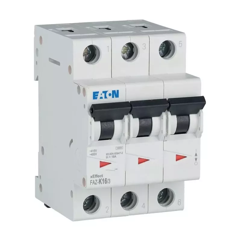 Eaton FAZ-K16/3 16 A 3 polių K charakteristikos automatinis jungiklis 278911