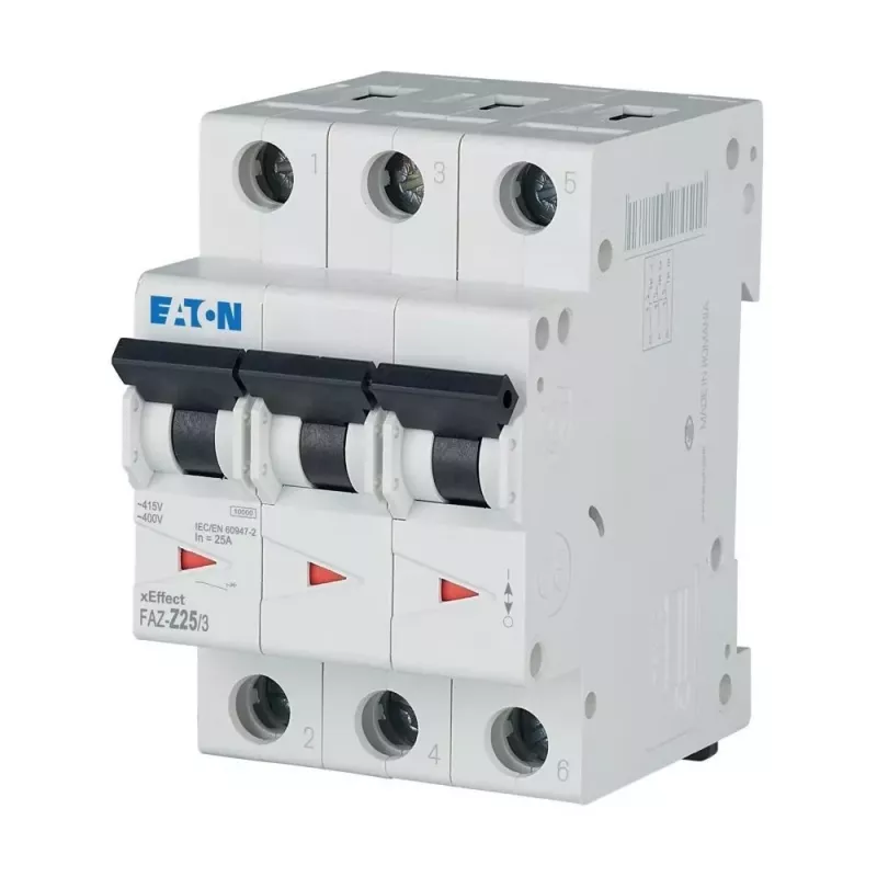 Eaton FAZ-Z25/3 automatinis grandinės pertraukiklis 25A, 3 polių, Z charakteristikos, 278929