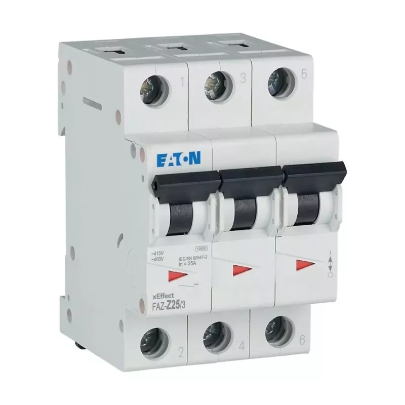 Eaton FAZ-Z25/3 automatinis grandinės pertraukiklis 25A, 3 polių, Z charakteristikos, 278929