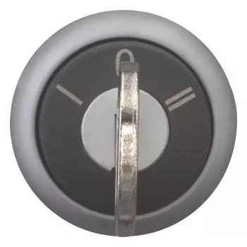 Eaton M22-WRS3 raktinis selektoriaus perjungiklio pavara, 3 padėčių fiksuojamoji, plastikinis juodas priekinis žiedas, 22,5 mm 216900