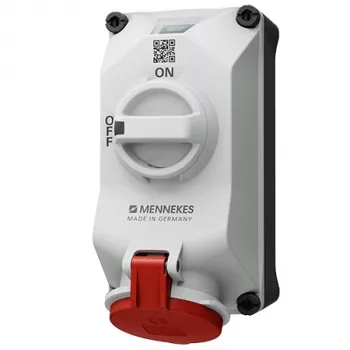 MENNEKES DUOi 32A 5 polių 6h 400V IP44 sieninė rozetė 5613506G