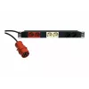KÖNIG & MEYER 19-Power Box 1U 8 lizdų Schuko PDU, 16 A, juodas 28664-000-55