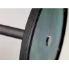 KÖNIG & MEYER 26200-300-55 vienos rankos mikrofono stovas su apvaliu pagrindu, juodas