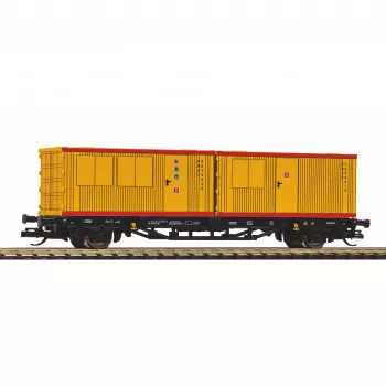 PIKO TT 47729 konteinerių platforma su 2x 20 pėdų konteineriais, PIKO Rail Service