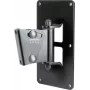 König & Meyer 24481 sieninis gitaros laikiklis akustinėms, elektrinėms ir bosinėms gitaroms, juodas, plieninis, 25 kg apkrova 24481-000-55
