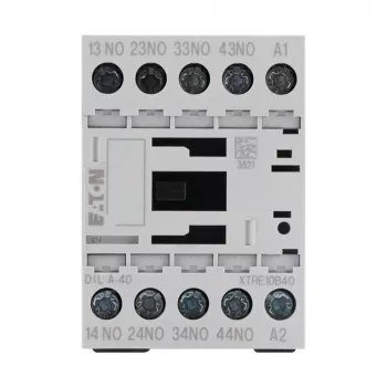 Eaton DILA-40 pagalbinis kontaktorius, 4 NO, 230 V AC ritė, varžtiniai gnybtai