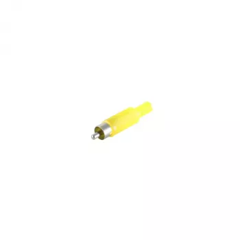 S CONN maximum connectivity RCA kištukas geltonas, lituojamas, auksuotas 51400-Y