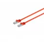 EXERTIS CONNECT Cat6a S/FTP komutacinis kabelis RJ45 į RJ45 5m raudonas LSZH lietas su apsauga nuo užkabinimo 79305R
