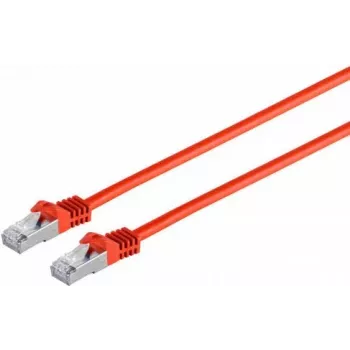 EXERTIS CONNECT Cat6a S/FTP komutacinis kabelis RJ45 į RJ45 5m raudonas LSZH lietas su apsauga nuo užkabinimo 79305R