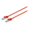 EXERTIS CONNECT Cat6a S/FTP komutacinis kabelis RJ45 į RJ45 5m raudonas LSZH lietas su apsauga nuo užkabinimo 79305R