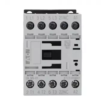 Eaton DILM9-01 kontaktoriuss, 3 polių, 9 A, 24 V AC ritė 276729