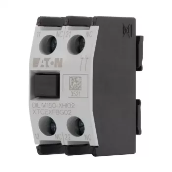 EATON DILM150-XHI11 pagalbinis kontaktų blokas, 1NO+1NC, priekinis montavimas, skirta DILM150-DILM500 kontaktorių 277946