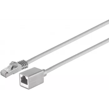 S CONN MAXIMUM CONNECTIVITY Cat.7 S/FTP PIMF tinklo prailginimo kabelis, RJ45 vyriškas į moterišką, be halogenų, pilkas, 10 m 08-62070