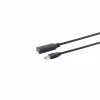 S CONN MAXIMUM CONNECTIVITY aktyvus USB 3.0 prailginimo kabelis, USB-C (tėvinis) į USB-A (moteriškas), 5 Gbps, 5 m, juodas 13-39055
