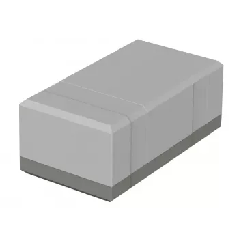BOPLA Elegant EG stalinis korpusas 150 x 82 x 60 mm, polistirenas, šviesiai pilkos spalvos RAL 7035 (32156002)