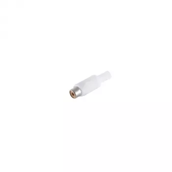 S CONN maximum connectivity RCA sujungėjas moteriškas-moteriškas baltas 51500-W