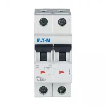 Eaton FAZ-B10/2 tipo B automatinis jungiklis 10A, 2 polių, 6kA