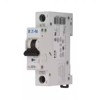 Eaton FAZ-C4/1-DC miniatiūrinis automatinis jungiklis (MCB), 1 polius, C tipo, 4 A, 220 V DC, 6 kA, DIN bėgelis 279124