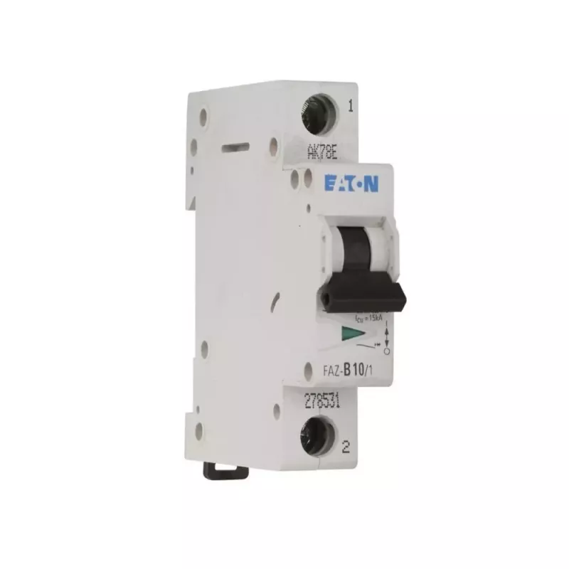 Eaton FAZ-C4/1-DC miniatiūrinis automatinis jungiklis (MCB), 1 polius, C tipo, 4 A, 220 V DC, 6 kA, DIN bėgelis 279124