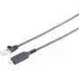 S CONN MAXIMUM CONNECTIVITY USB-C į RJ45 Gigabit LAN adapterio kabelis 1,5 m juodas (13-51155)