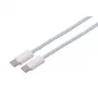 S CONN MAXIMUM CONNECTIVITY USB-C įkrovimo kabelis, 2.0, 240W, mėlynas, tekstilinis, 1.8m 14-22181