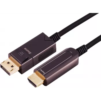 S/CONN maximum connectivity 30-20485 optinis DisplayPort į HDMI-A adapterio kabelis, 4K60, 30 m