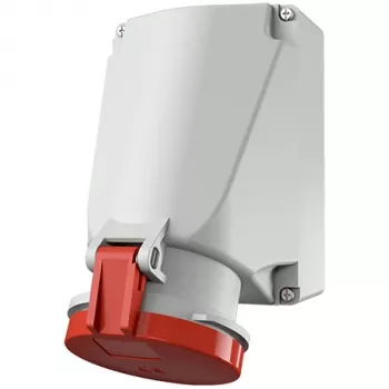 MENNEKES PowerTOP Xtra sieninis lizdas 63A 5p 6h 400V IP44 raudonas 21253A