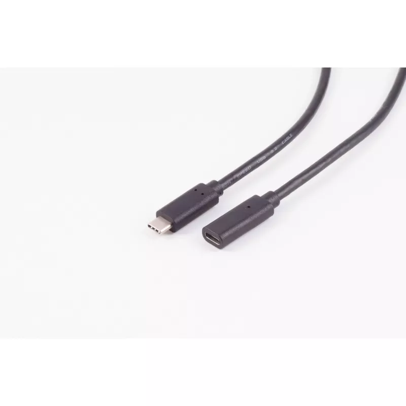 ShiverPeaks BS13-44025 USB 3.2 Gen 2 USB-C prailginimo kabelis, 1 m, juodas