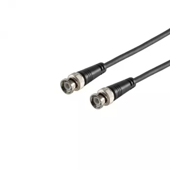 S CONN MAXIMUM CONNECTIVITY BNC kištukas – BNC kištukas RG59 koaksialinis kabelis, 75 Ohm, 1,0 m, juodas 77601