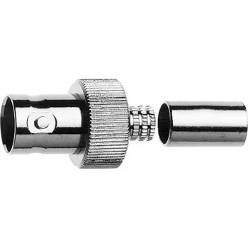Telegärtner BNC kabelio lizdas, crimp G16 75 Ohm, Crimp/Crimp, A0806, G16 (0.6/3.7 D) - 1 vnt. J01003A1353