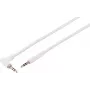 S CONN MAXIMUM CONNECTIVITY 3,5 mm kampuotas į tiesų TRS audio kabelis, baltas, 2 m 14-07036