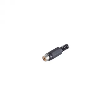 S CONN maximum connectivity RCA sujungėjas moteriškas-moteriškas, juodas 51500-S