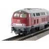 PIKO 22062 H0 garso dyzelinis lokomotyvas BR 215 DB IV era su integruotu PIKO garso dekoderiu