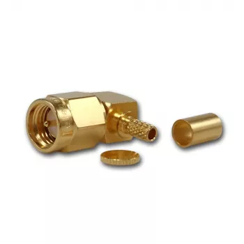 Telegärtner SMA stačiu kampu crimp kištukas RG-316 kabeliui, auksuotas, 5 vnt. (J01150A0071)