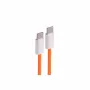 shiverpeaks USB-C įkrovimo laidas 2.0, 60W, oranžinis, tekstilinis, 0,5 m (BS14-21017)