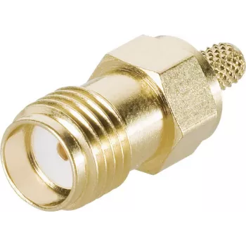 Telegärtner SMA lizdas (moteriškas) crimp jungtis, skirta RG-223/U, RG-142 B/U, RG-400/U, RD-316 kabeliams, auksuota, 50 Ohm, DC-18 GHz, J01151A0611