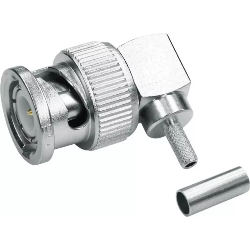 Telegärtner BNC stačiu kampu crimp jungtis 75 Ohm RG-59 B/U kabeliui, lituojamas/crimpinamas, vyriškoji, 1 vnt. J01002A1356
