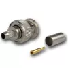 Telegärtner BNC crimp plug 50 Ohm, skirtas RG-58 C/U, G01 Professional, nikelis/auksas, 250 vnt. pakuotė J01000A1255S